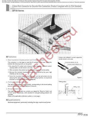 DF1B-13EP-2.5RC datasheet  